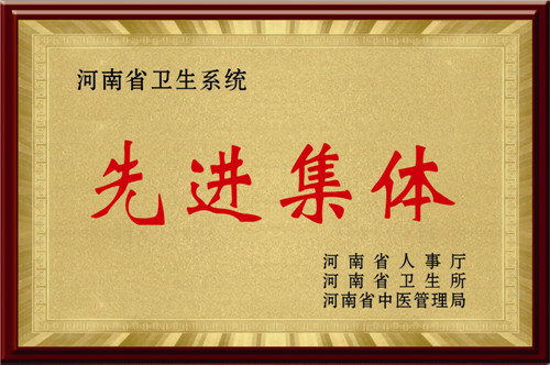 河南省卫生系统先进集体